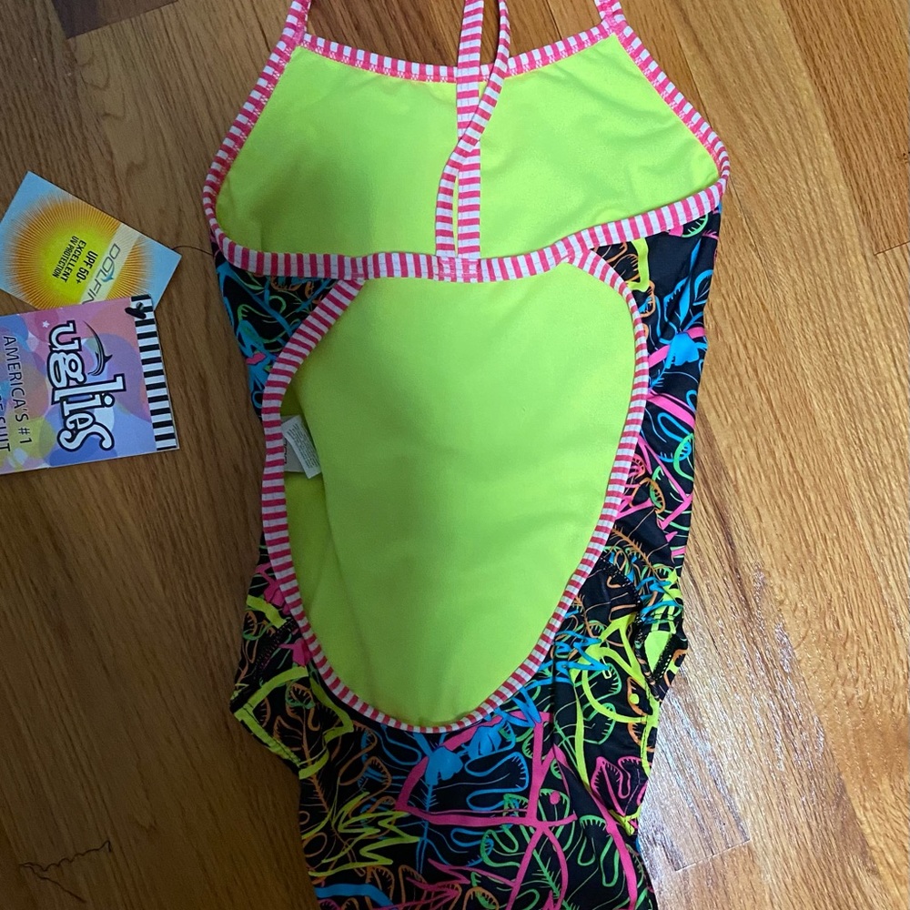 Brand new with tags Dolfin Uglies Suit size 28 Graffiti Jungle Practice Suit